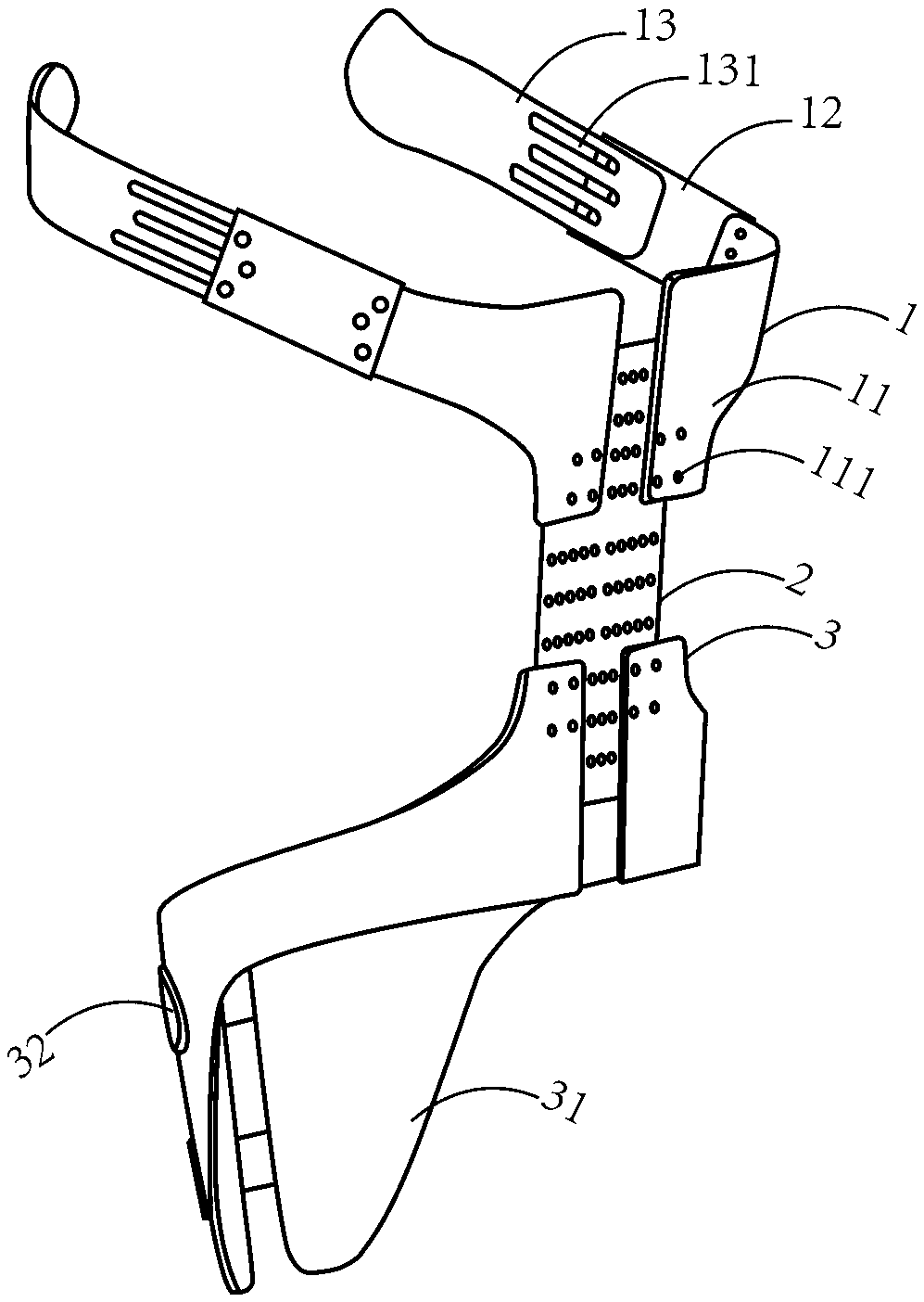 General spine kyphosis orthotic device