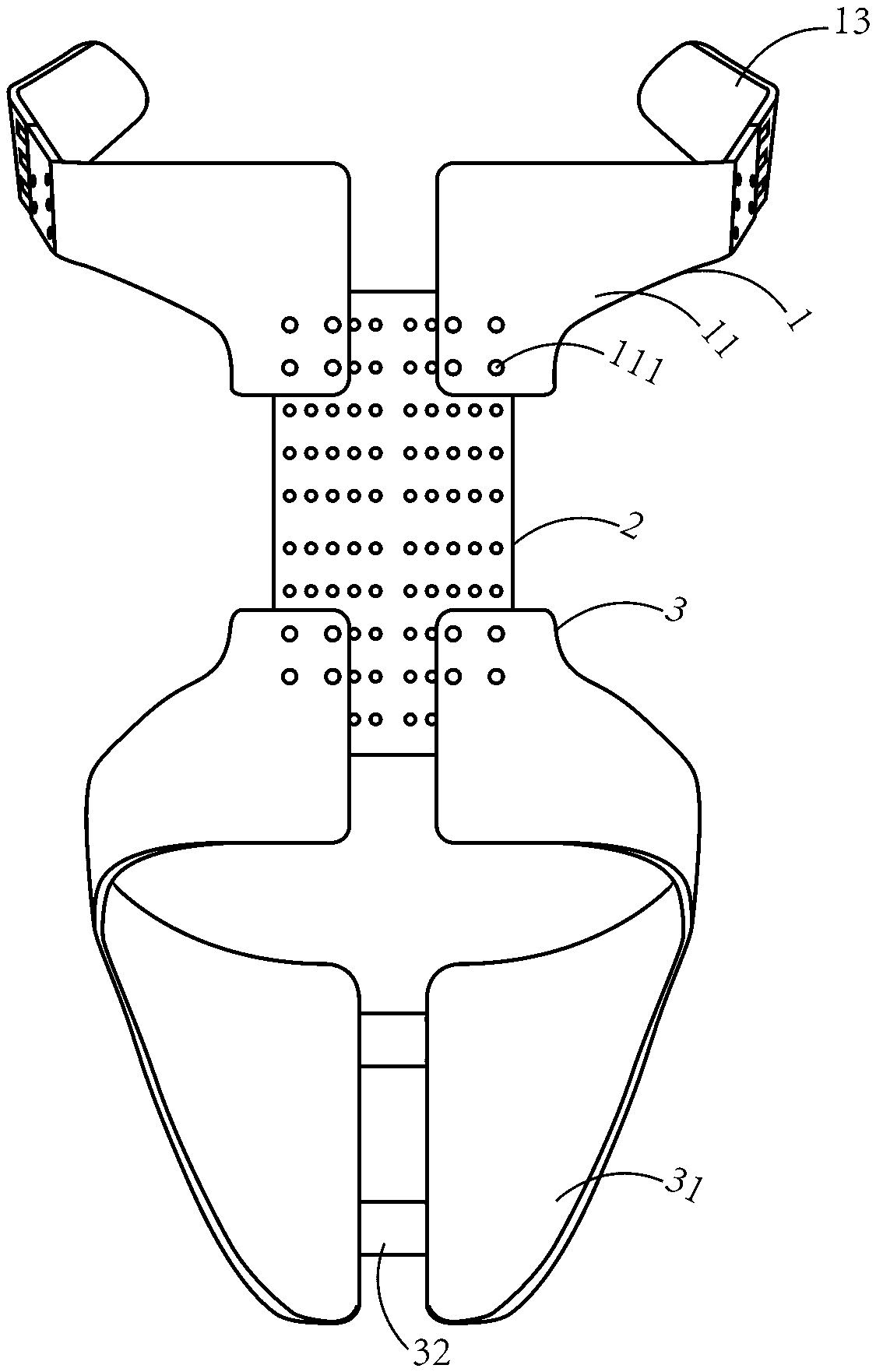 General spine kyphosis orthotic device