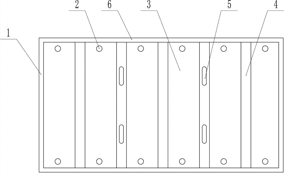 Multi-continuous-containing bread baking box and machining technique thereof