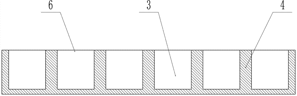 Multi-continuous-containing bread baking box and machining technique thereof