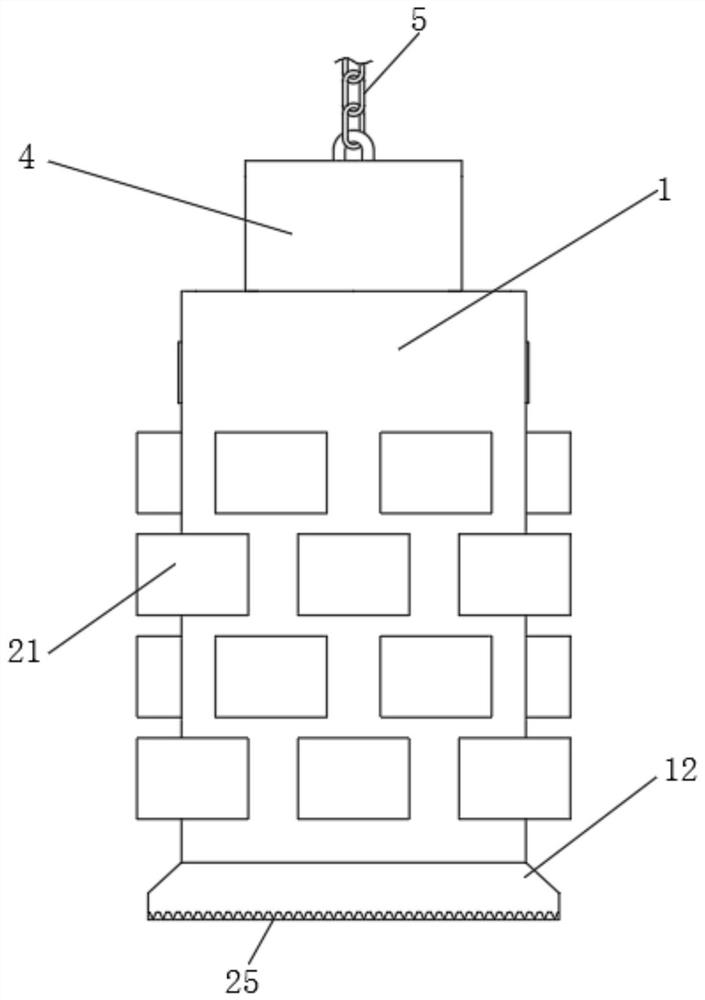 Geological mineral exploration device