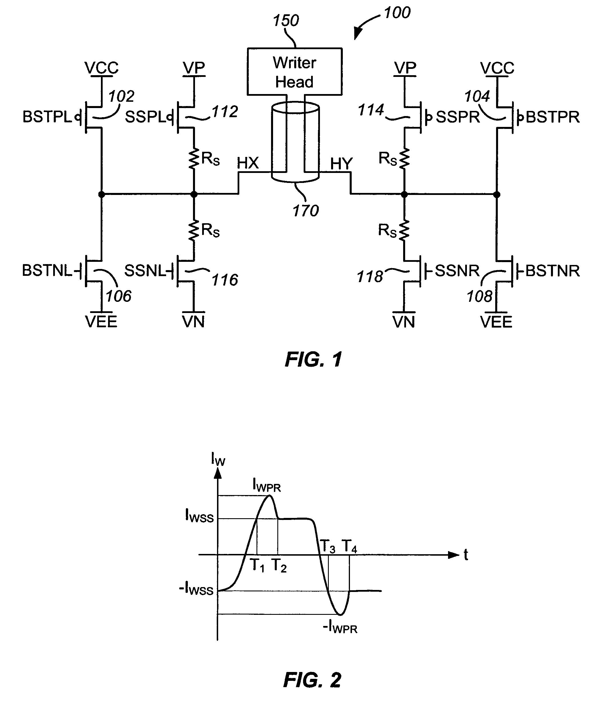 Low power preamplifier writer architecture