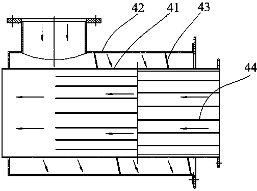 High-power heat exchange burner for industry kiln stove