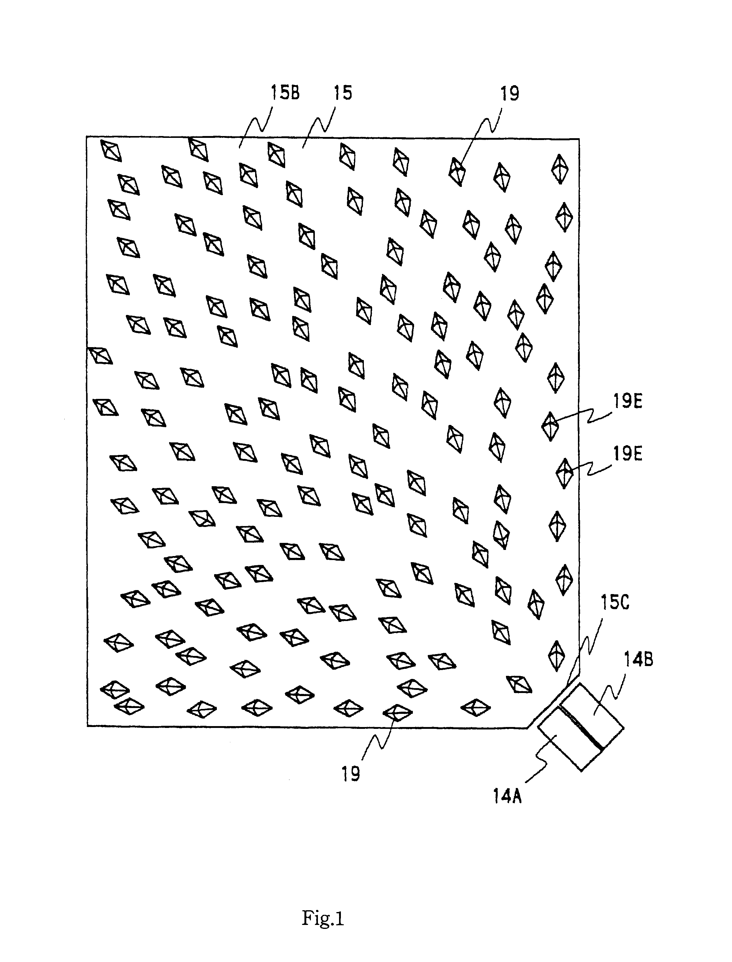 Light guide plate, surface light source device and display