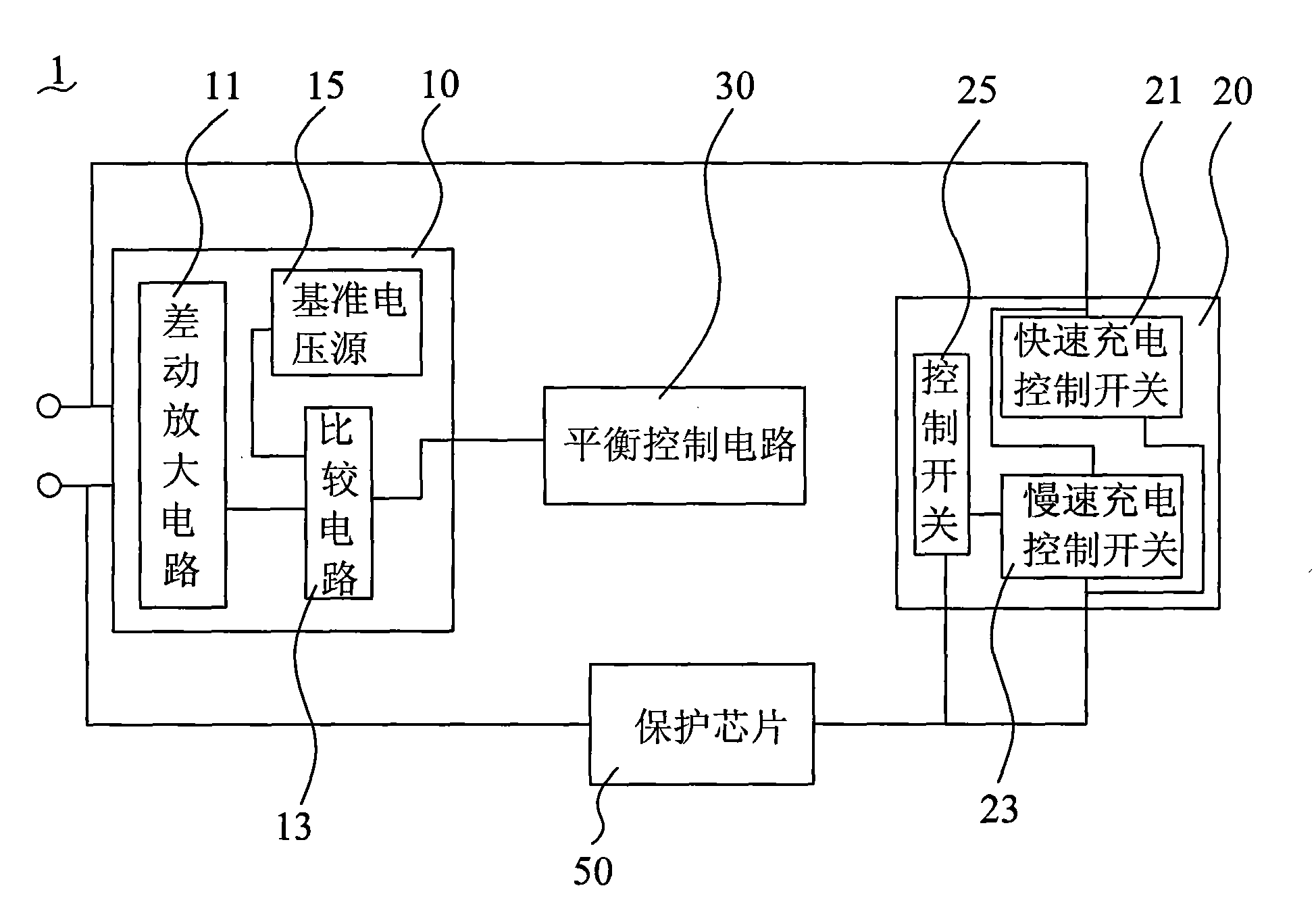 Over-charging protective device for rechargeable battery