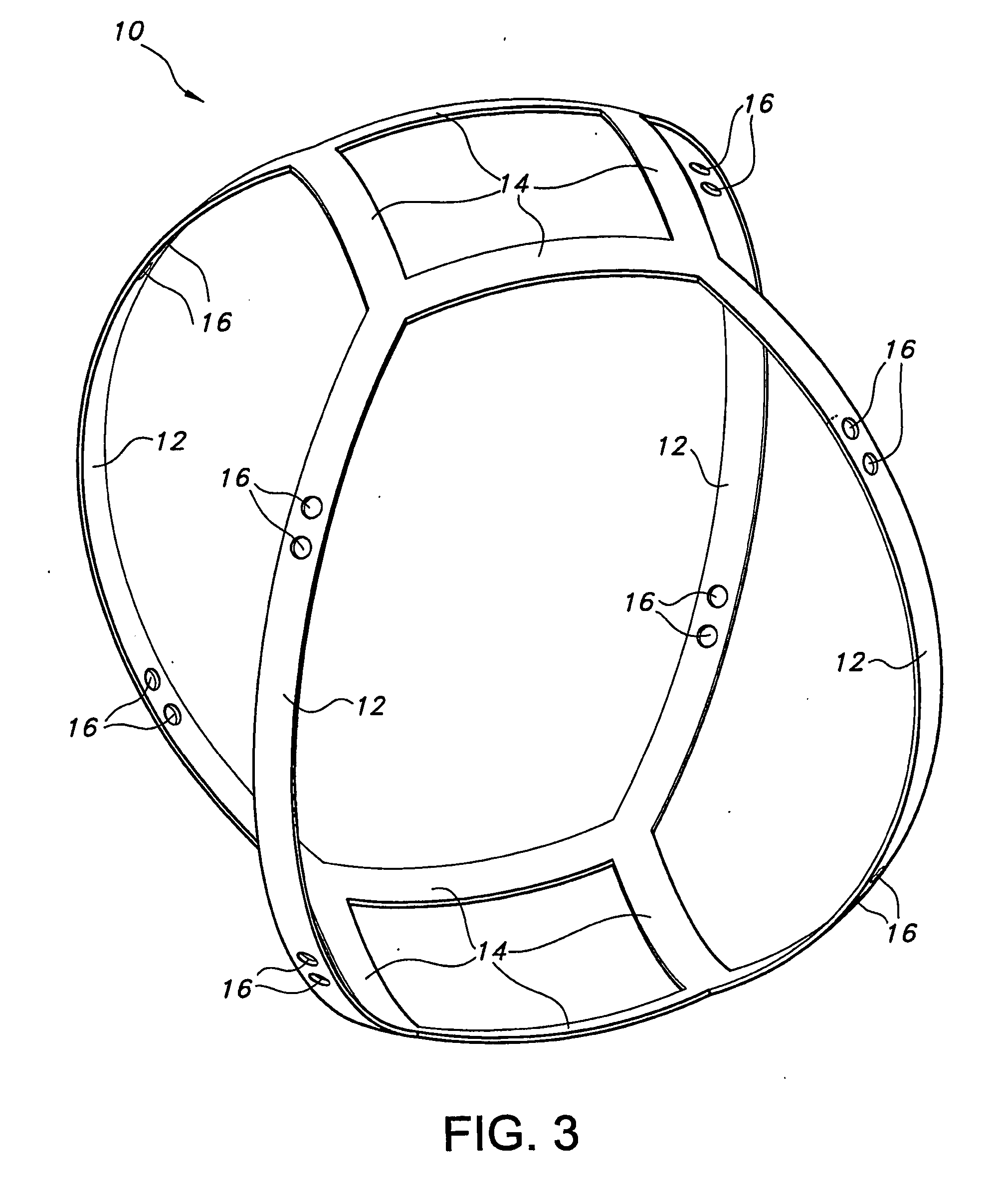 Harness for lighted sport article