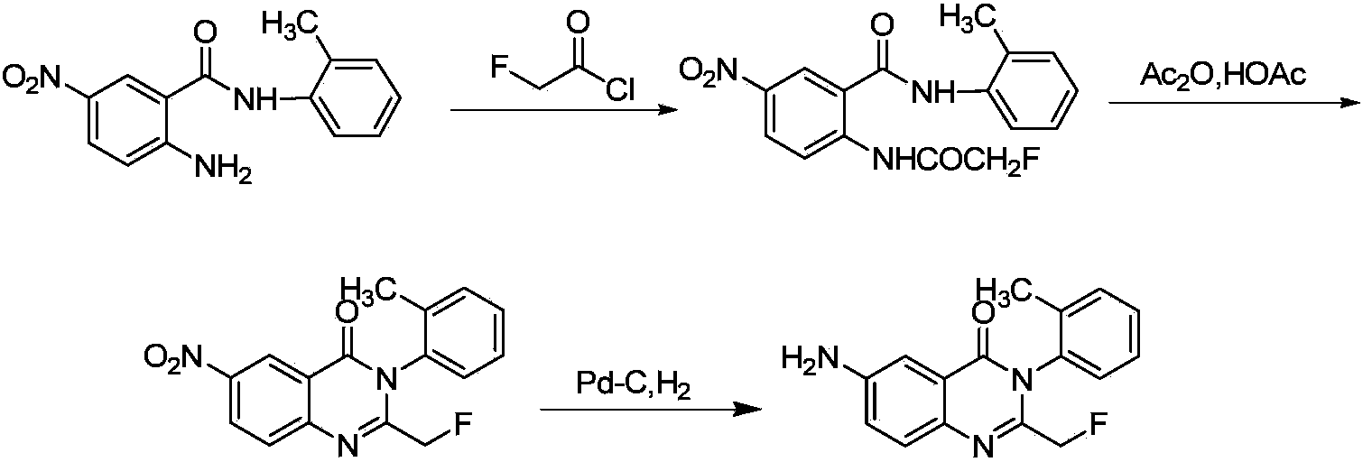 Afloqualone preparation method