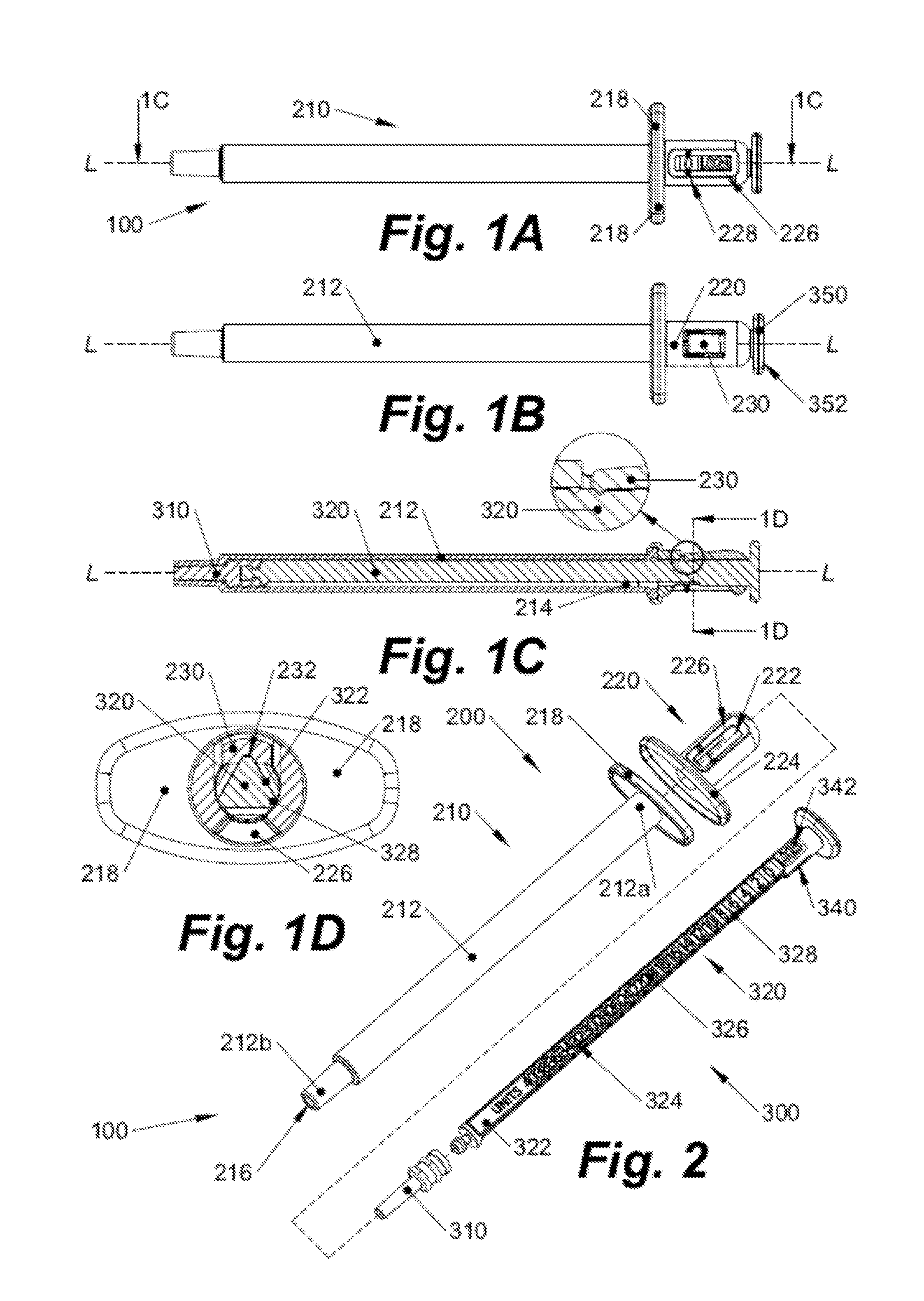 Syringe with alternatively selectable graduations