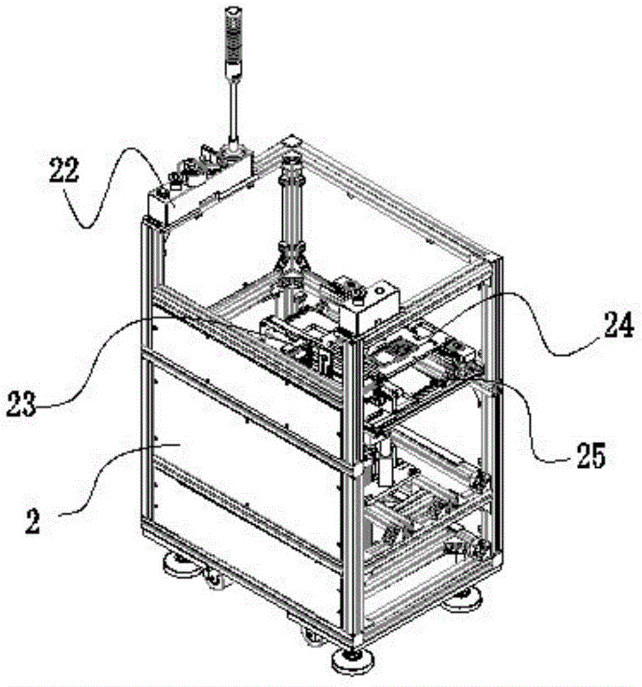 Robot automatic auxiliary material pasting assembly line