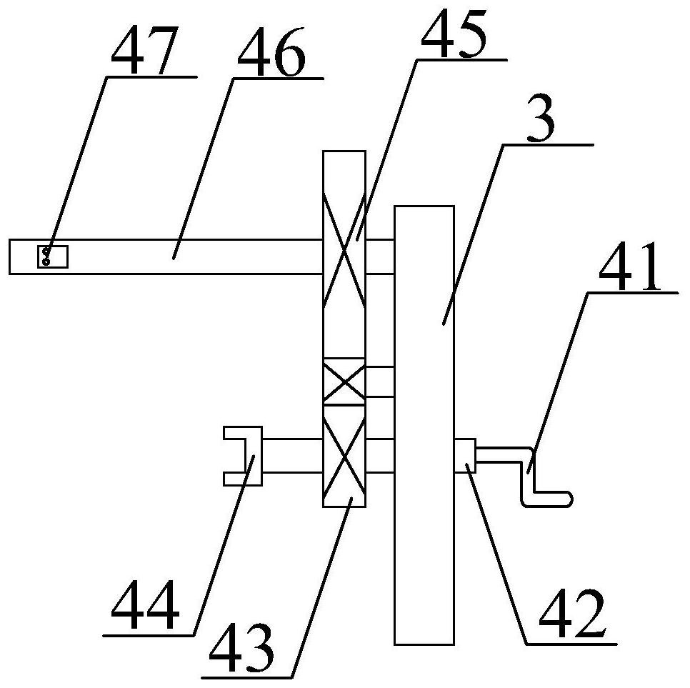 A spring brush rotation debugging device