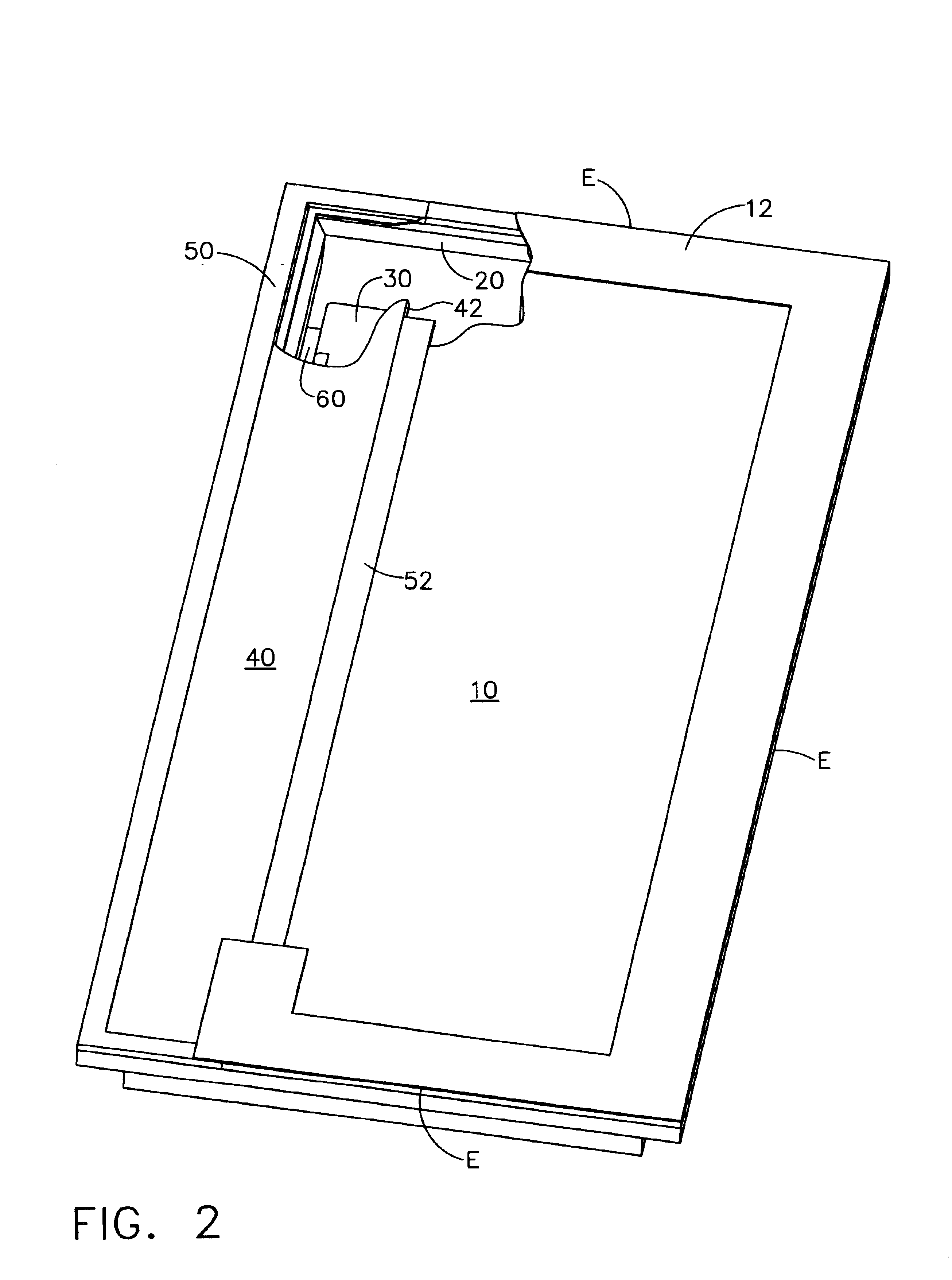 Hinge cover integration into door seal edges