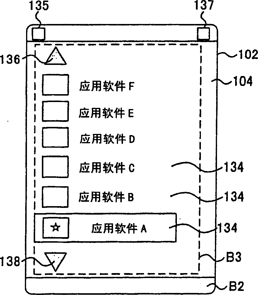 Protable information temrinal device, display controller, method and program