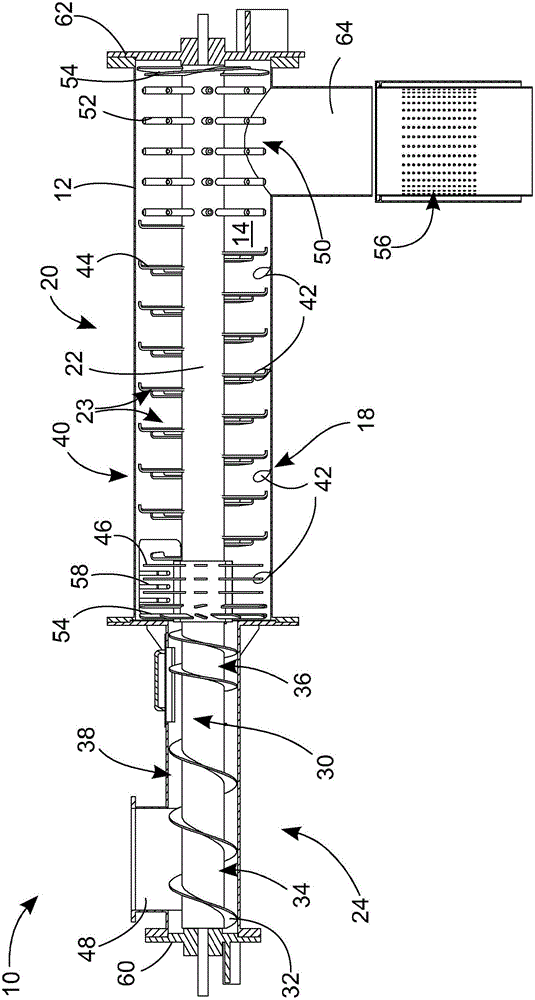 A device for preheating a recovered fiber material to be dispersed