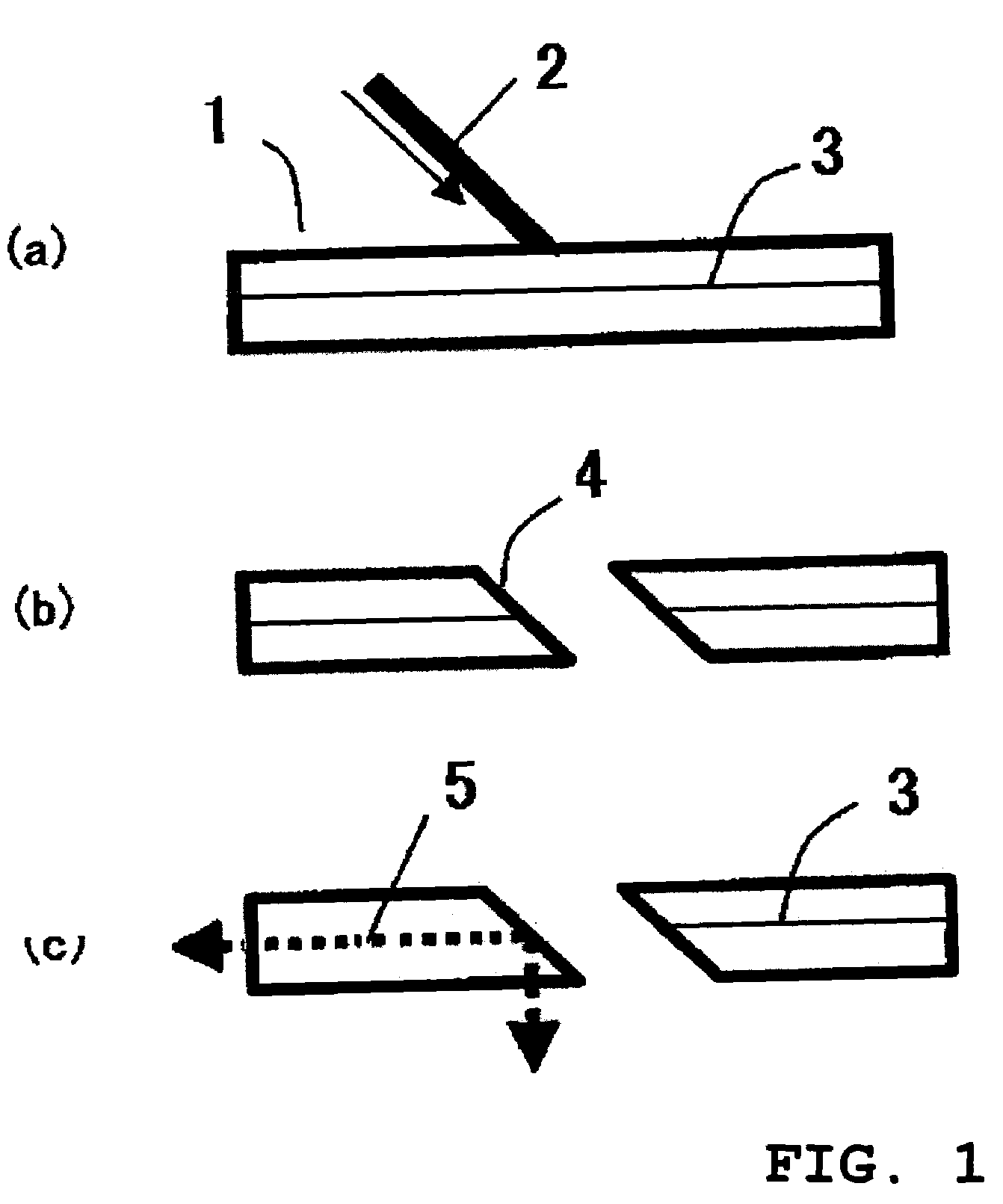 Optical waveguide having specular surface formed by laser beam machining