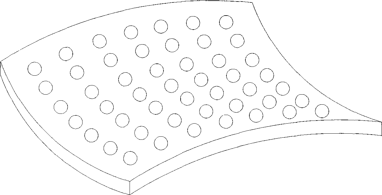 Method and device based on laser shock multi-point compound forming