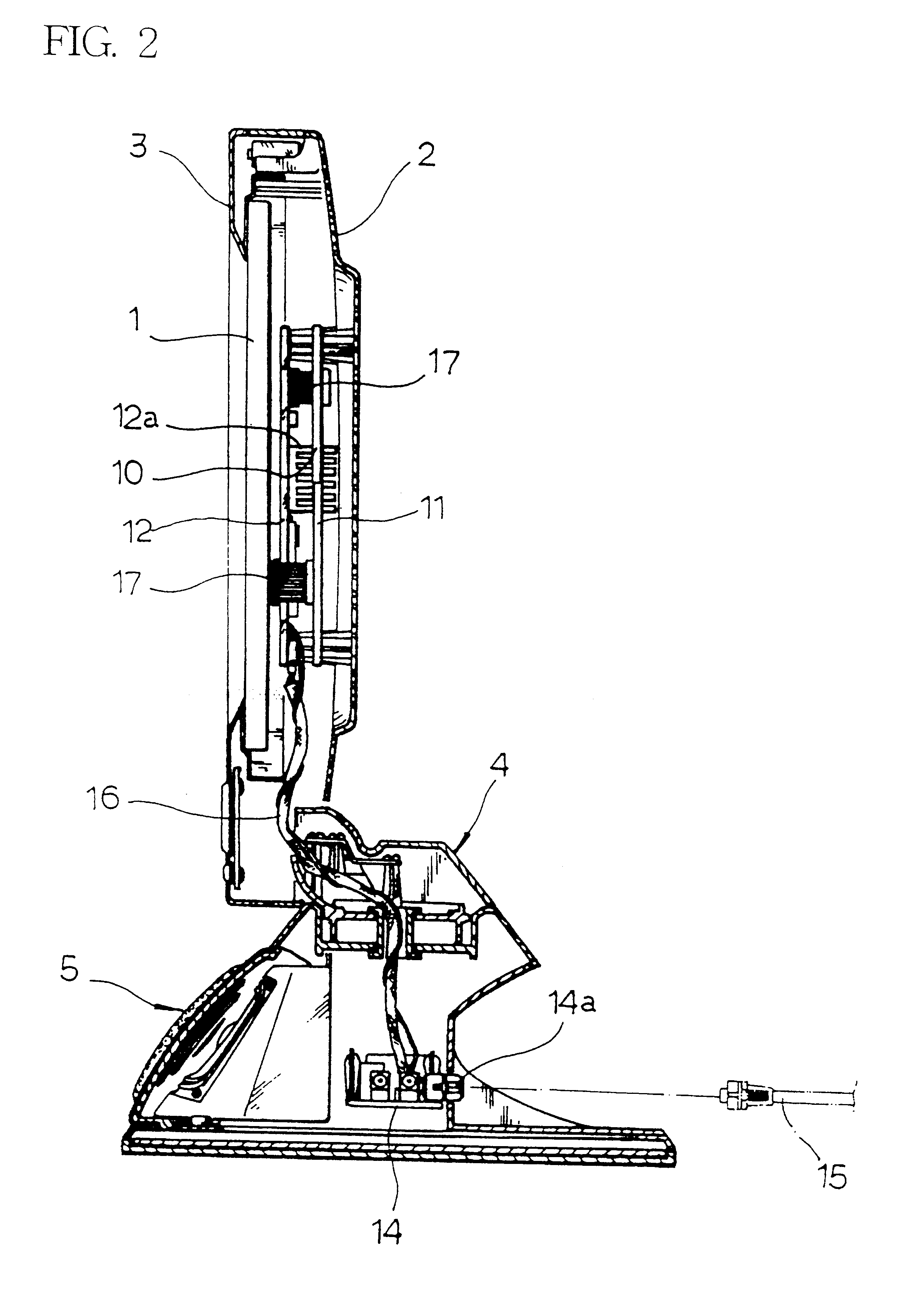 LCD monitor having partitioned circuit section