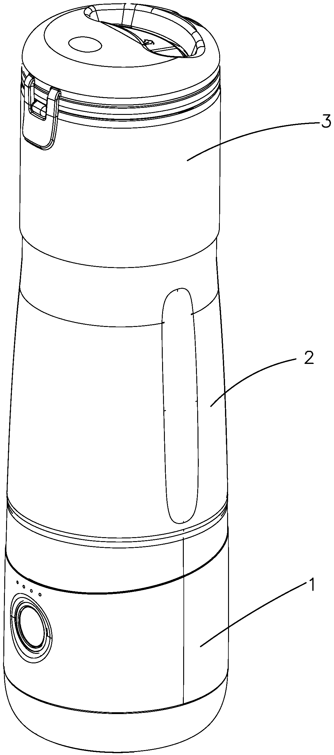 Vacuumizing stirring machine