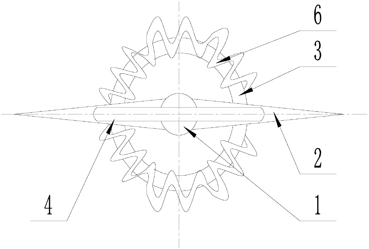 Material scraping device for cement barrel