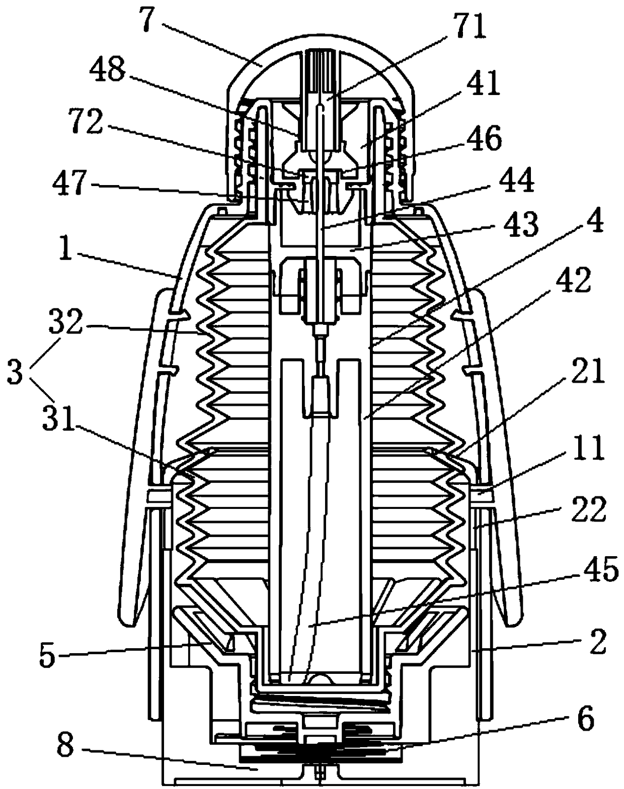 an ink bottle