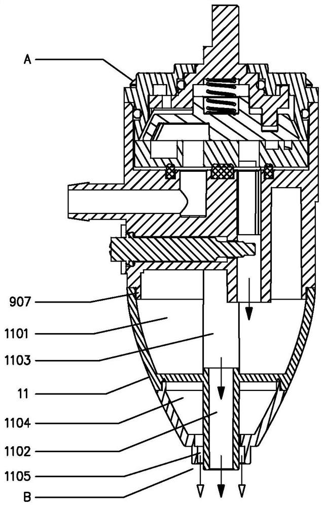 Multifunctional water outlet device and water dispenser thereof