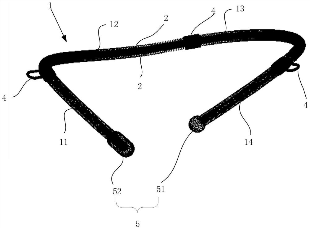 A three-dimensional suture fixer