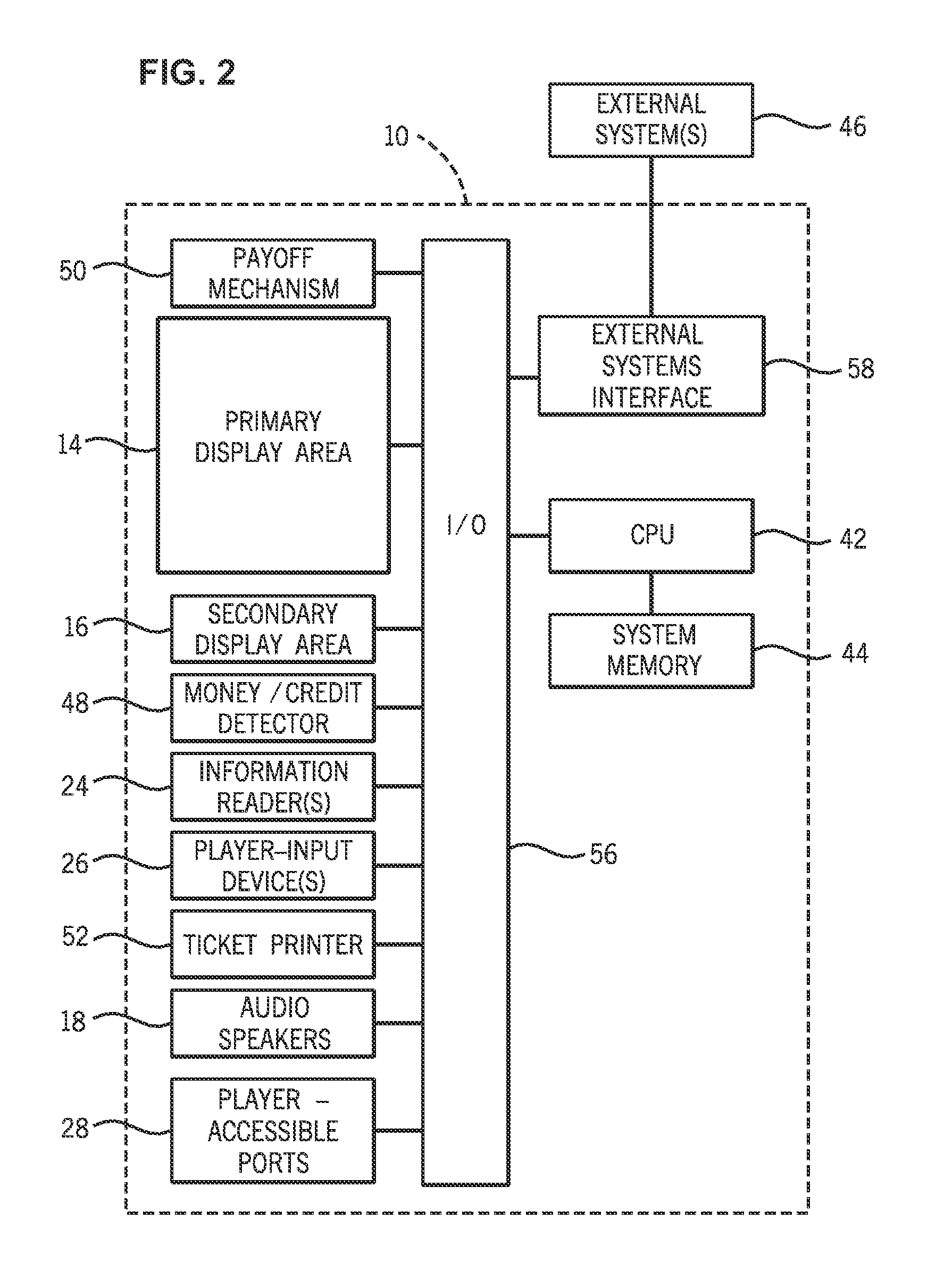 Gaming machine with enhanced rf-shielding enclosure