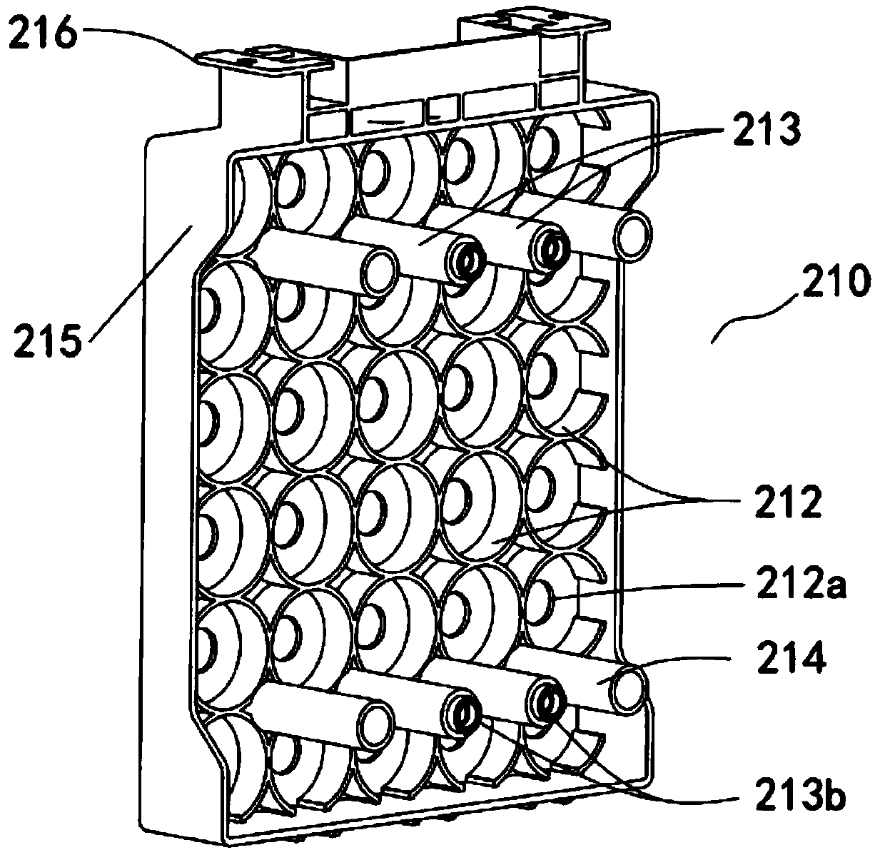 Cylindrical battery cell module