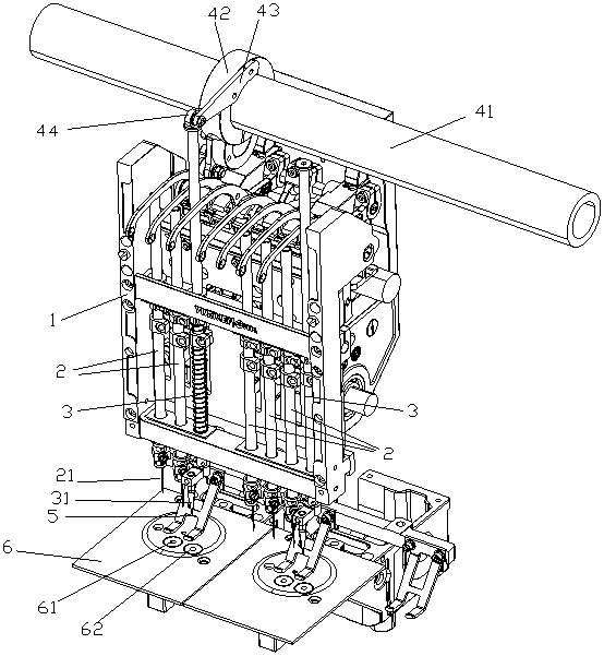 Independent hole carving system