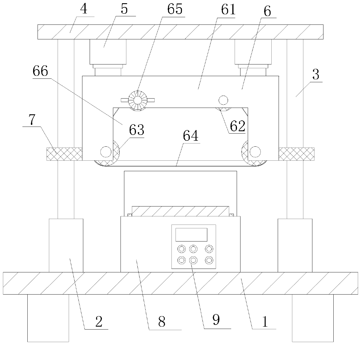 Uniform speed slicing device for polycrystalline silicon ingot processing