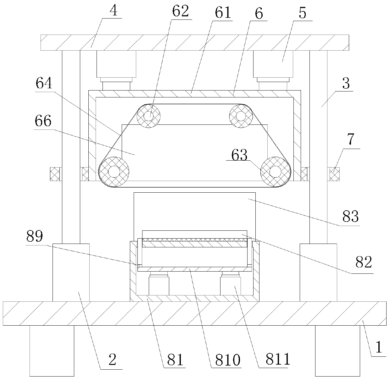 Uniform speed slicing device for polycrystalline silicon ingot processing