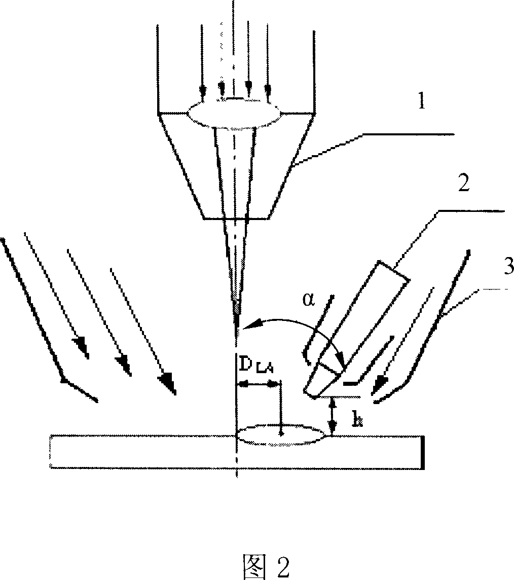 Laser-electric arc composite processing method