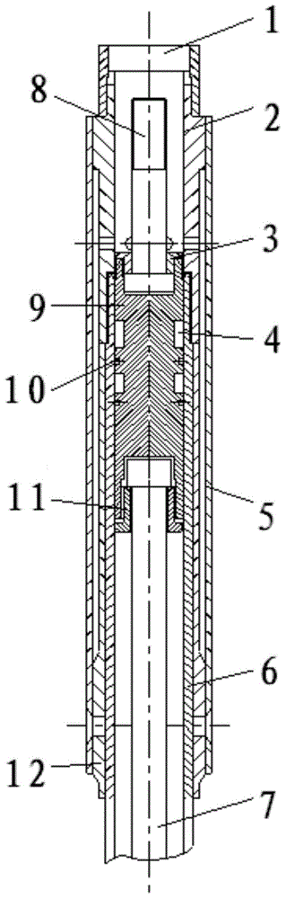 Rodless oil extraction device driven by underground permanent magnet linear motor