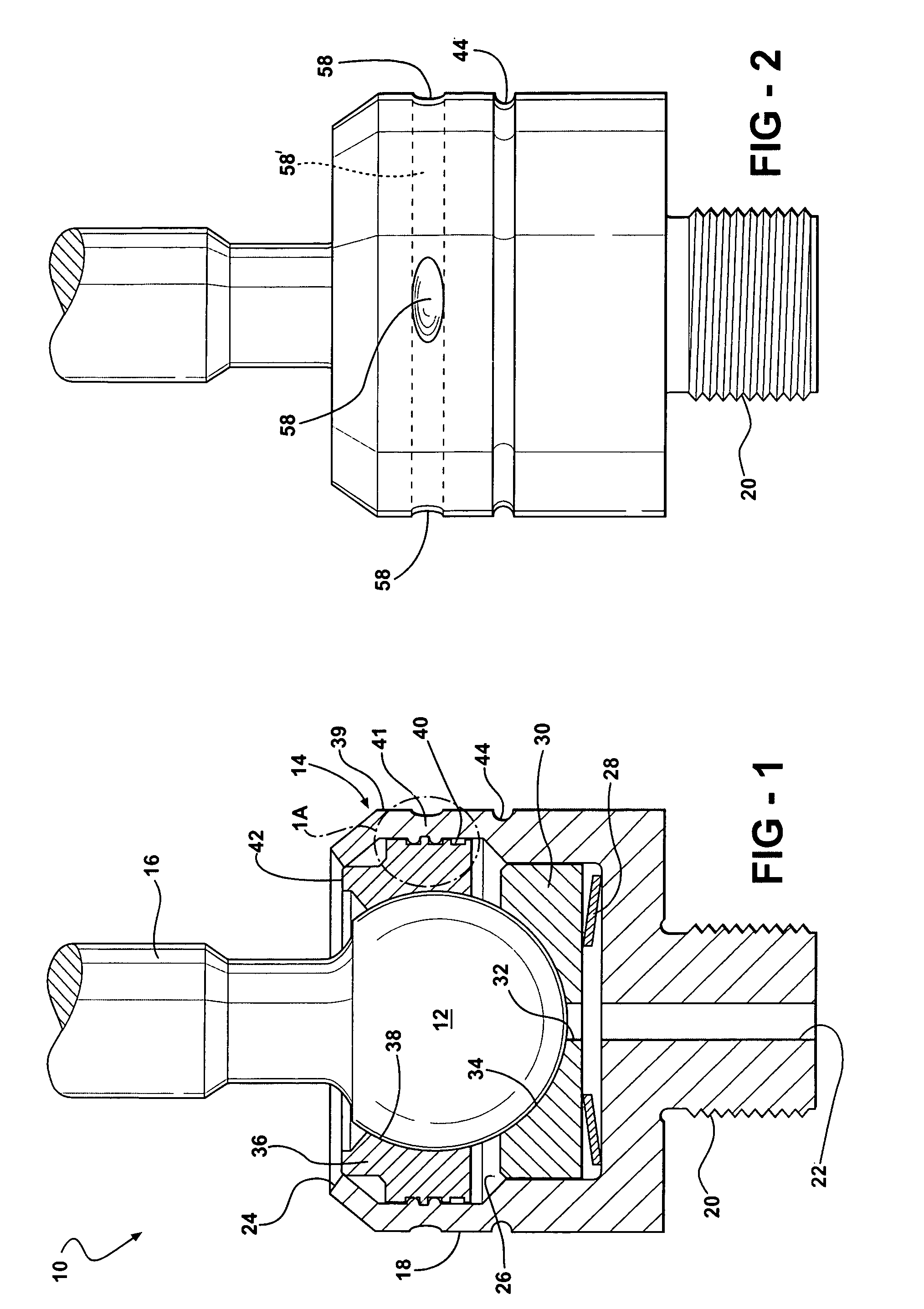 Method of setting the pre-load for a ball socket joint