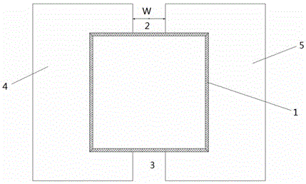 A h-shaped heat exchange tube