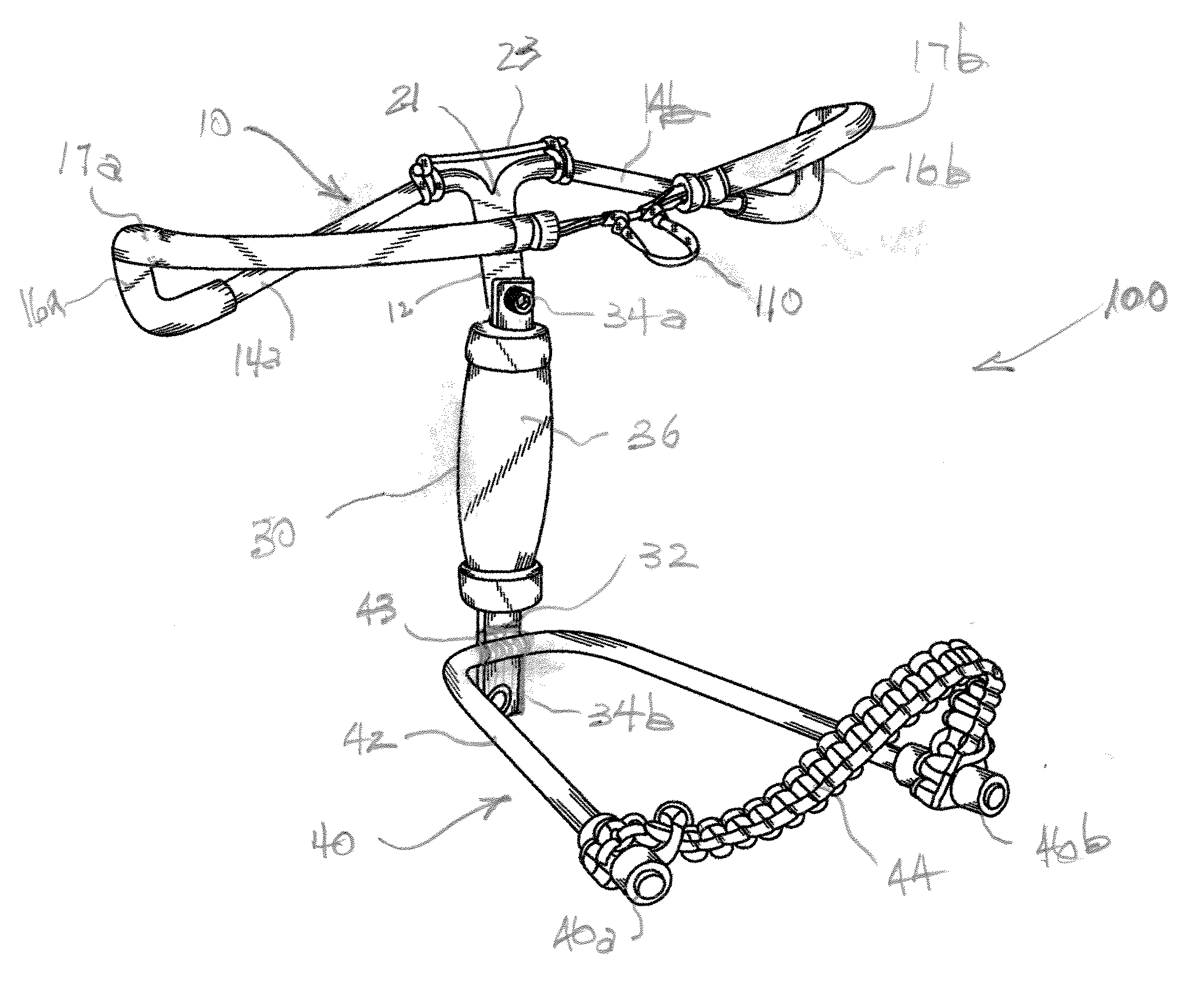 Collapsible slingshot bow