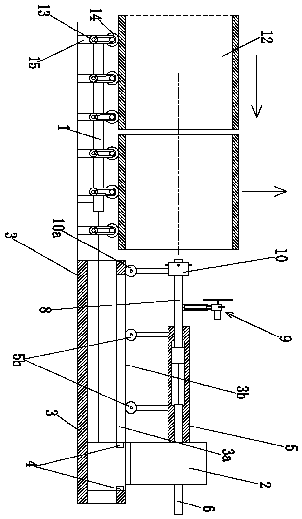 A processing device for metal workpieces