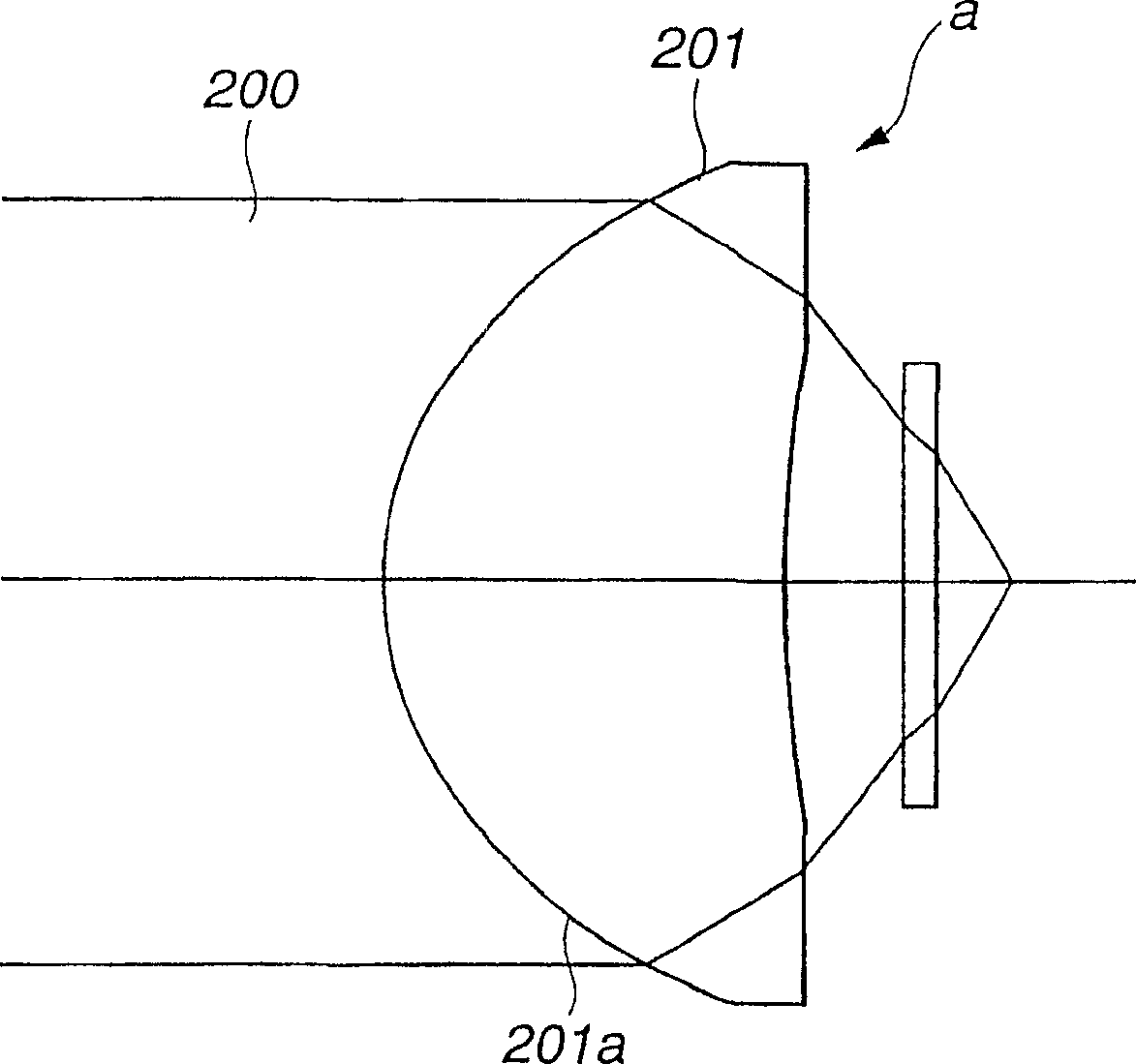 Optical pickup-use object lens, optical pickup and optical disk unit