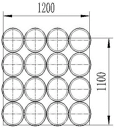 Stacking gripping device