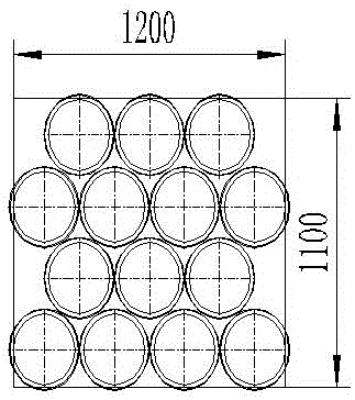 Stacking gripping device