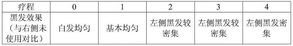 Hair loss prevention hair-blacking agent and preparation method thereof