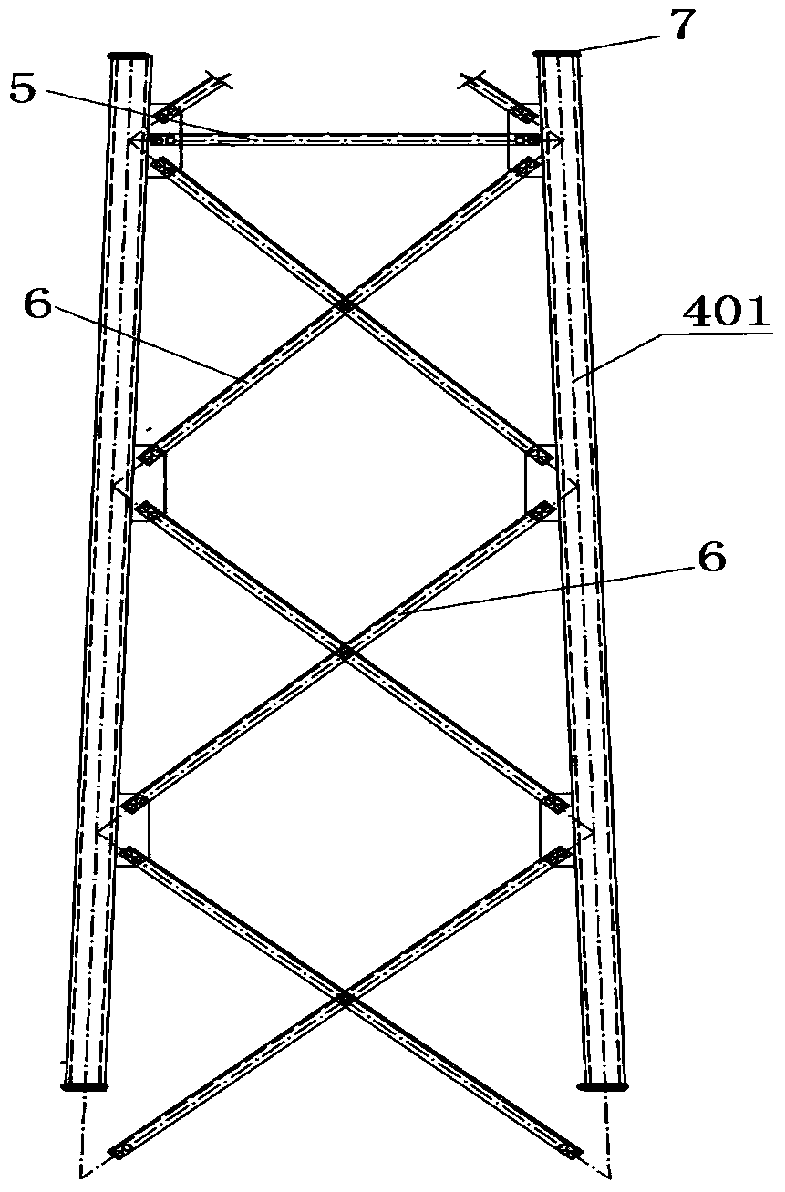 Novel base station communication signal launching tower