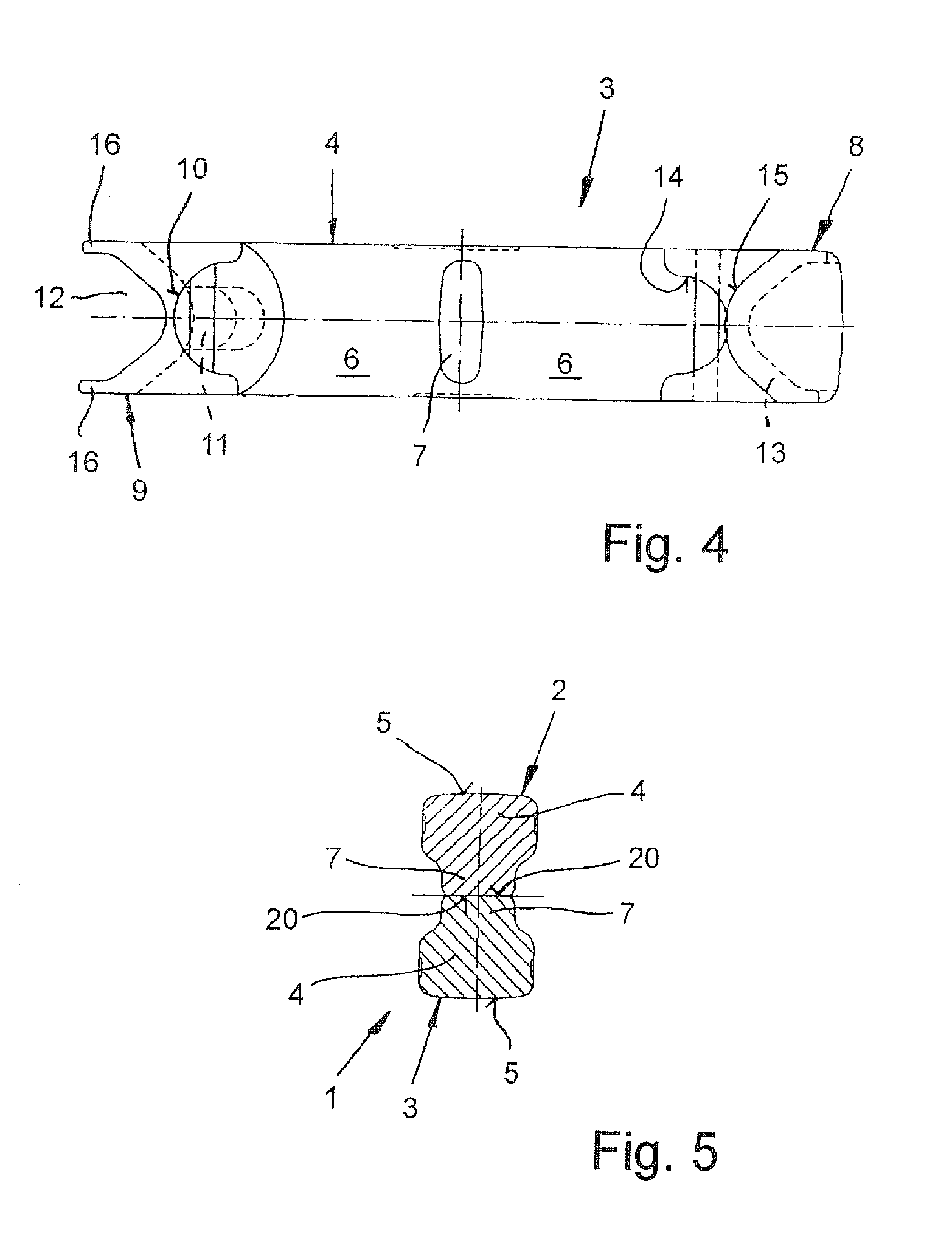 Block lock for a round link chain