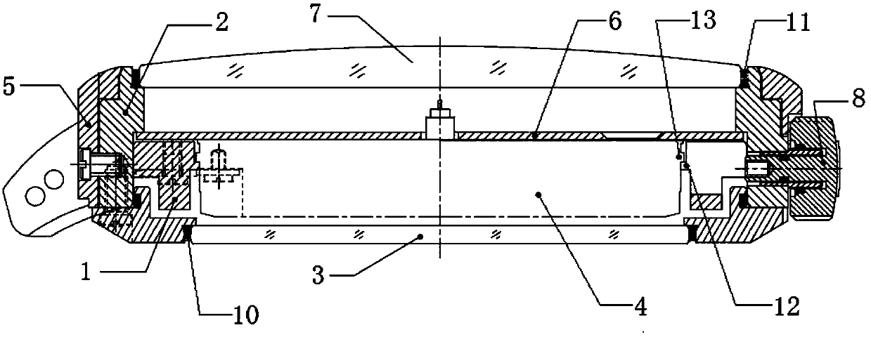 A foot gold case and its production method, and tables including the gold case