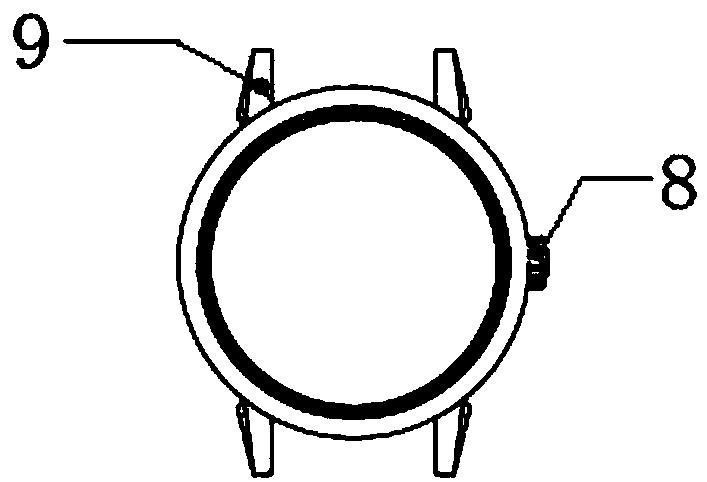 A foot gold case and its production method, and tables including the gold case