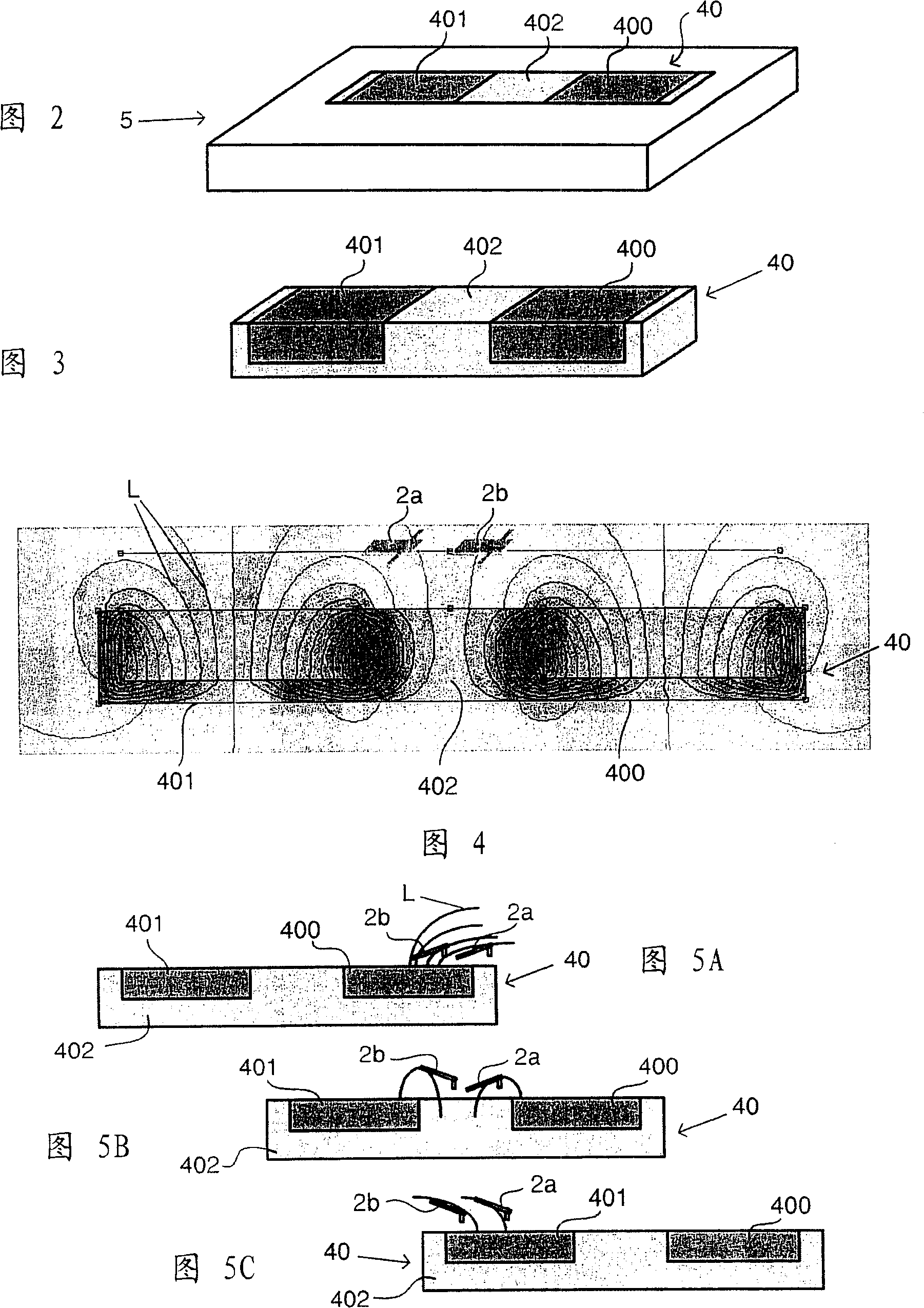 Device for detecting the three states of a circuit breaker