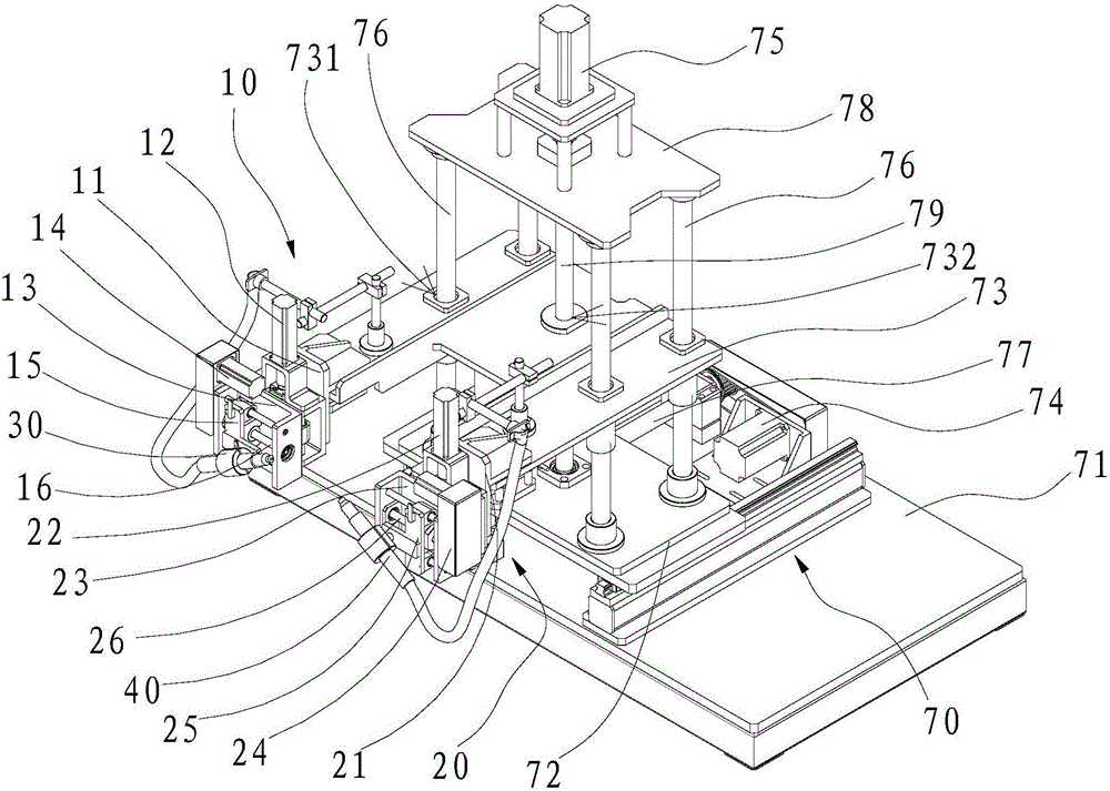 Compressor muffler and mounting support welding device