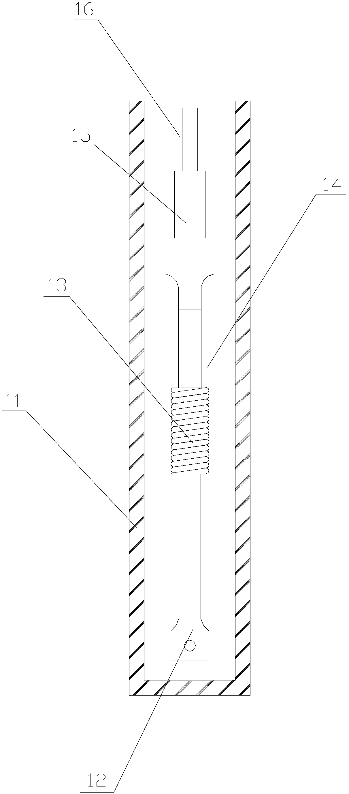 Waterproof movable flange angle-ruler-shaped thermal resistor