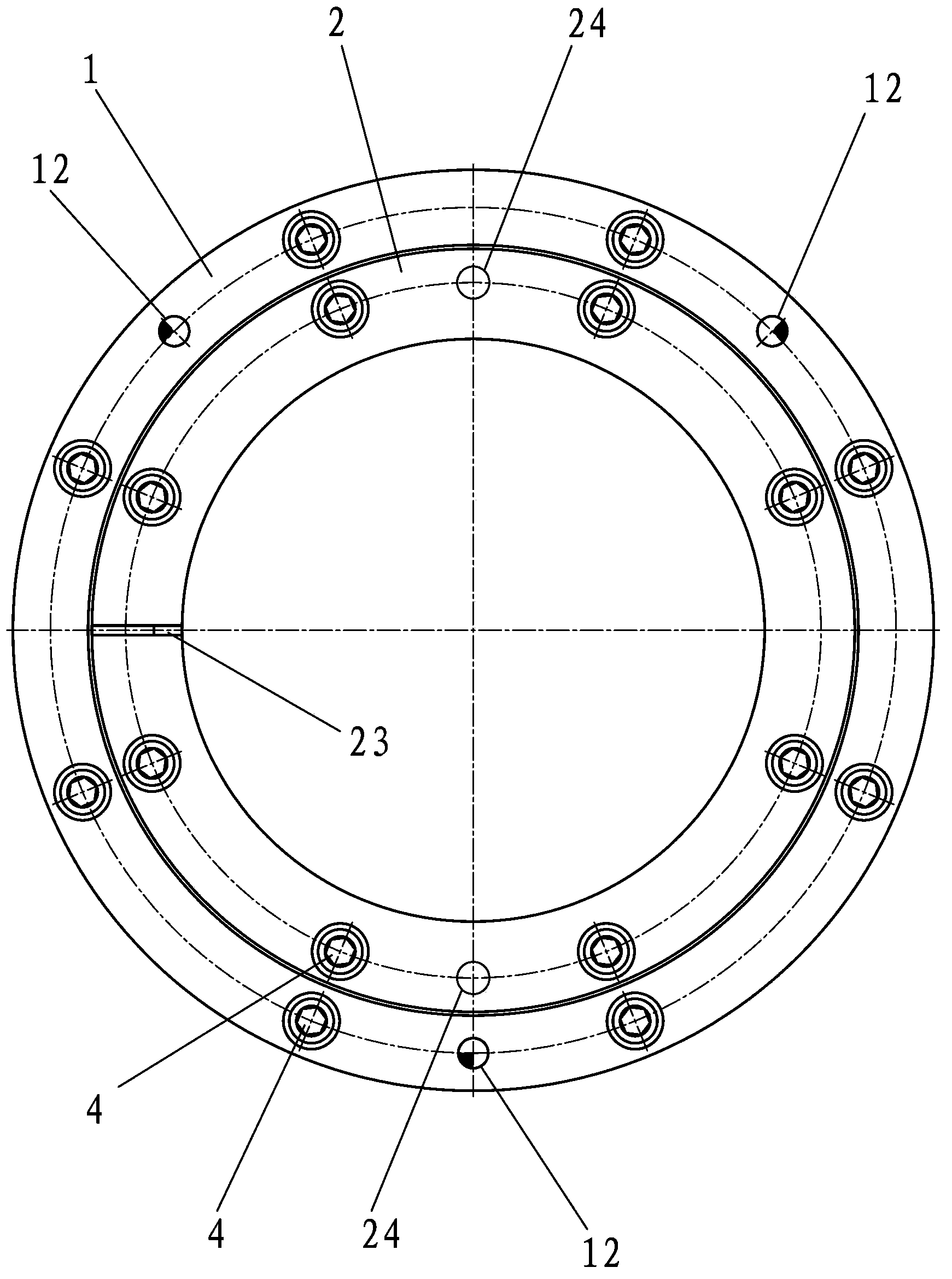 Shaft end location and locking structure of stirrer