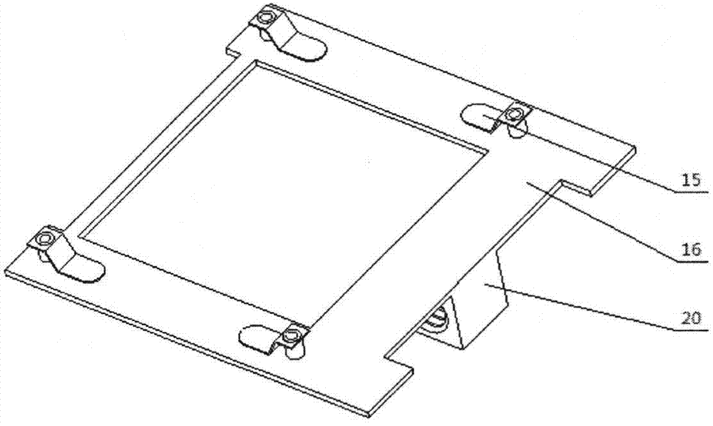 A method and device for testing the difference in infrared emission between the front and back of textiles