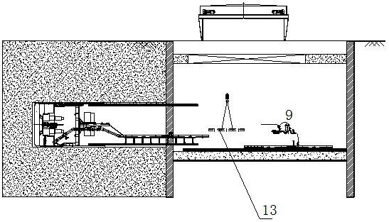 Slurry pipe extension system and construction method thereof